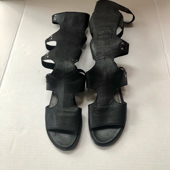 STUART WEITZMAN High top Elastic Band Sandals - Picture 4 of 10